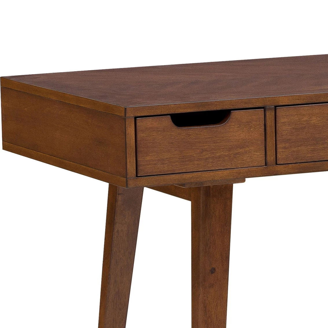 Promo ???? Accentrics Home Mid Century Writing Desk, Walnut ???? 4 Promo ???? Accentrics Home Mid Century Writing Desk, Walnut ???? - Image 4