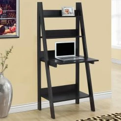 Best Pirce ✨ Chelsea Home 61 In. H Espresso Ladder Style Computer Desk 💯