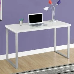 Best Pirce ???? Chelsea Home Furniture Computer Desk 48L In Espresso With Silver Metal ????