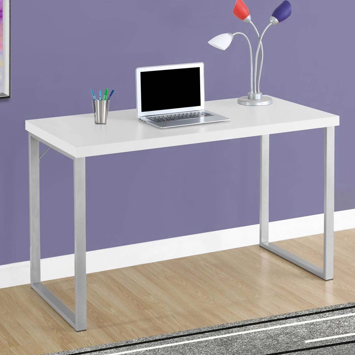 Best Pirce ???? Chelsea Home Furniture Computer Desk 48L In Espresso With Silver Metal ???? 1 Best Pirce ???? Chelsea Home Furniture Computer Desk 48L In Espresso With Silver Metal ????