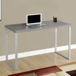 Alternative view of Best Pirce ???? Chelsea Home Furniture Computer Desk 48L In Espresso With Silver Metal ????