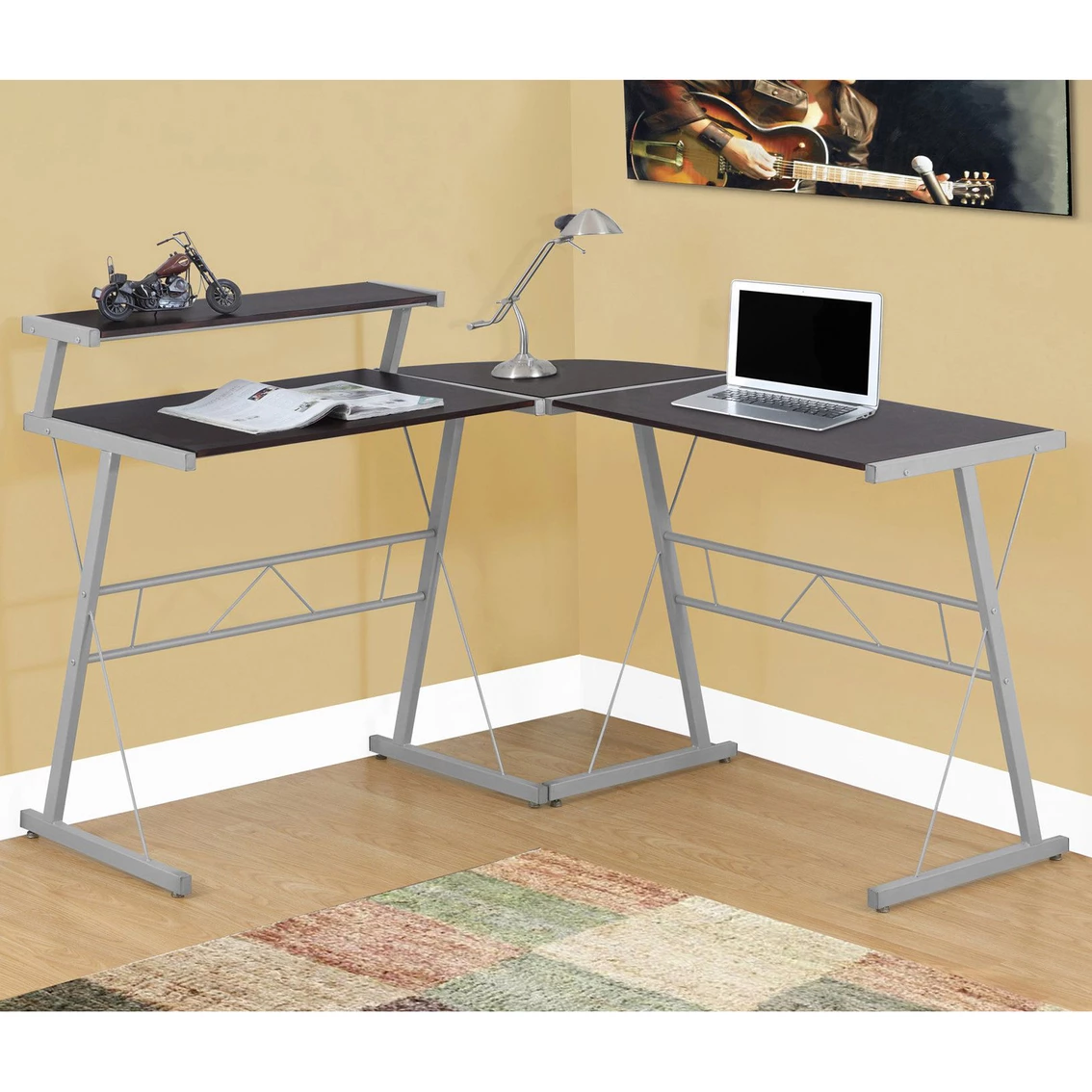 Promo ⌛ Chelsea Home Furniture Computer Desk Espresso Top ⭐ 1 Promo ⌛ Chelsea Home Furniture Computer Desk Espresso Top ⭐