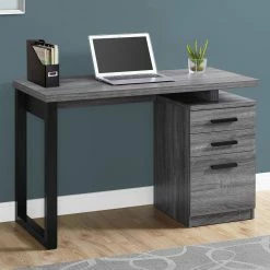 Hot Sale ???? Chelsea Home Furniture Computer Desk 48 In. Grey And Black, Left Or Right Facing ????