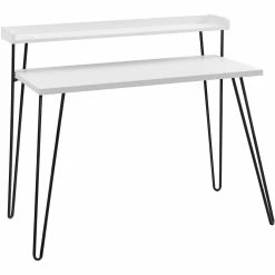 Discount ???? DHP Ameriwood Home Haven Retro Computer Desk With Riser White ????