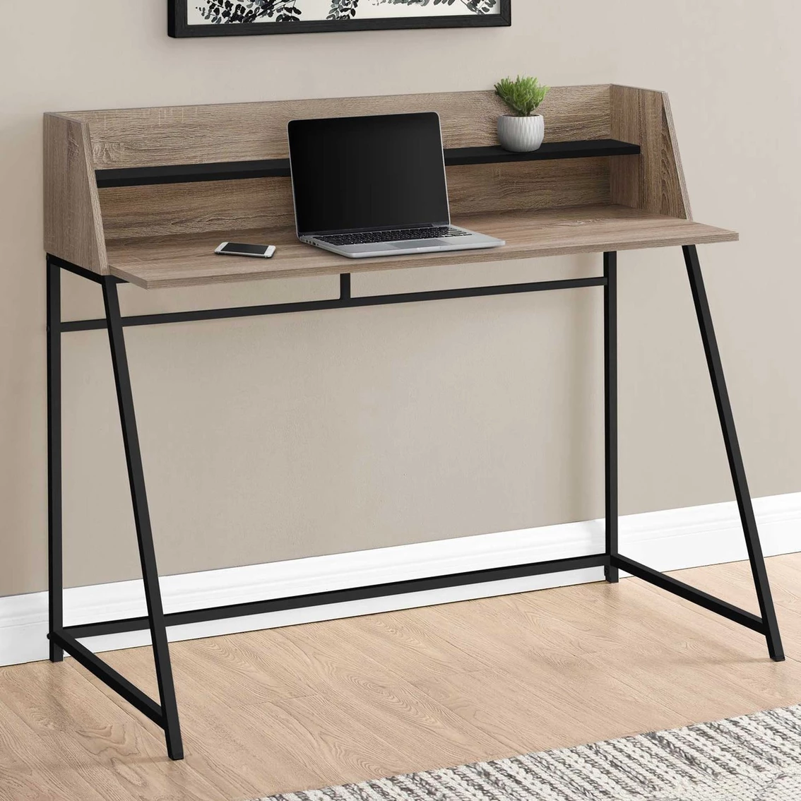 Deals ???? Chelsea Home Furniture Computer Desk 48 In., Natural With White Metal ⭐ 8 Deals ???? Chelsea Home Furniture Computer Desk 48 In., Natural With White Metal ⭐ - Image 8