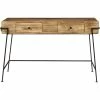 Budget ✔️ Accentrics Home Two Drawer Butcher Block Style Wooden Desk ????