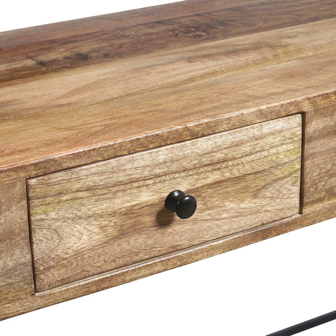 Budget ✔️ Accentrics Home Two Drawer Butcher Block Style Wooden Desk ???? 7 Budget ✔️ Accentrics Home Two Drawer Butcher Block Style Wooden Desk ???? - Image 7