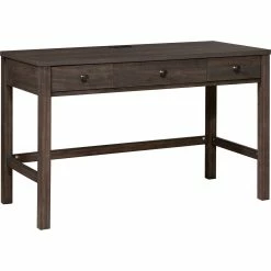 Discount ???? Accentrics Home Kids Three Drawer Desk With USB Charging, Brown ✔️ -Fellowes shop unnamed file 1822