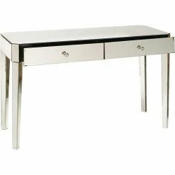 Outlet ???? Accentrics Home Mirrored Two Drawer Desk ???? -Fellowes shop unnamed file 1852