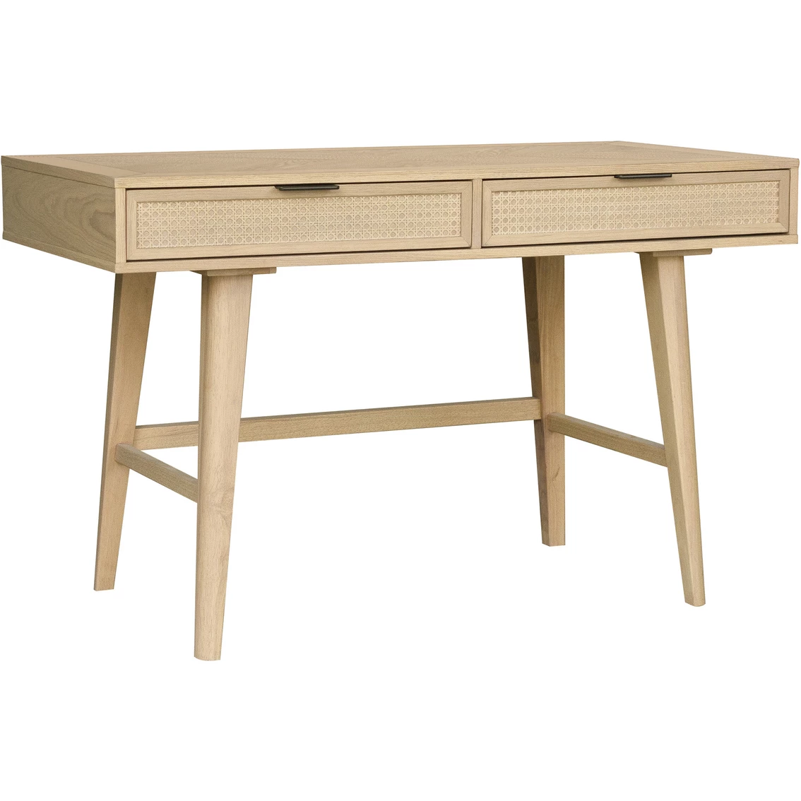 Deals ???? Accentrics Home Two Drawer Cane Desk ???? 3 Deals ???? Accentrics Home Two Drawer Cane Desk ???? - Image 3