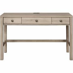 Promo ✔️ Accentrics Home Kids Three Drawer USB Charging Desk, River Birch Brown ????