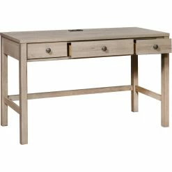 Promo ✔️ Accentrics Home Kids Three Drawer USB Charging Desk, River Birch Brown ???? -Fellowes shop unnamed file 1905