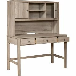 Promo ✔️ Accentrics Home Kids Three Drawer USB Charging Desk, River Birch Brown ???? -Fellowes shop unnamed file 1908