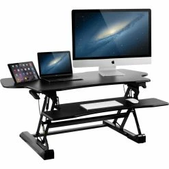 Alternative view of Deals ⌛ Mount-It! Extra Wide Height Adjustable Standing Desk Converter ????