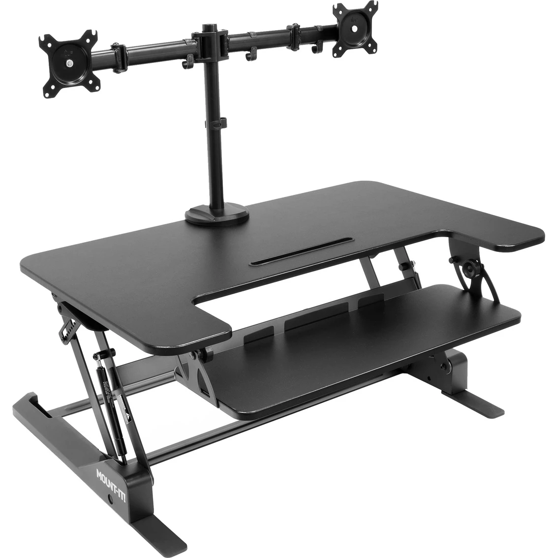 Deals ???? Mount-It! Sit Stand Desk Converter With Dual Monitor Mount ???? 1 Deals ???? Mount-It! Sit Stand Desk Converter With Dual Monitor Mount ????