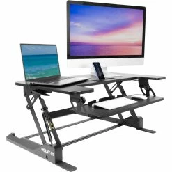 Alternative view of Budget ???? Mount-It! Wide Standing Desk Converter With Gas Spring ????