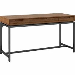 Best deal 🛒 Simpli Home Banting Solid Hardwood Mid Century Desk 🧨
