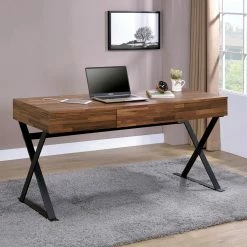 Coupon 😍 Furniture Of America Tensed Sand Black Desk 💯