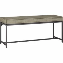 Best deal 🔥 Simpli Home Banting Solid Hardwood Mid Century Wide Desk ❤️