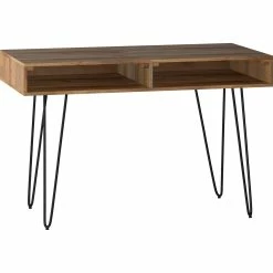 Brand new 🥰 Simpli Home Hunter Solid Mango Wood Small Desk 👍