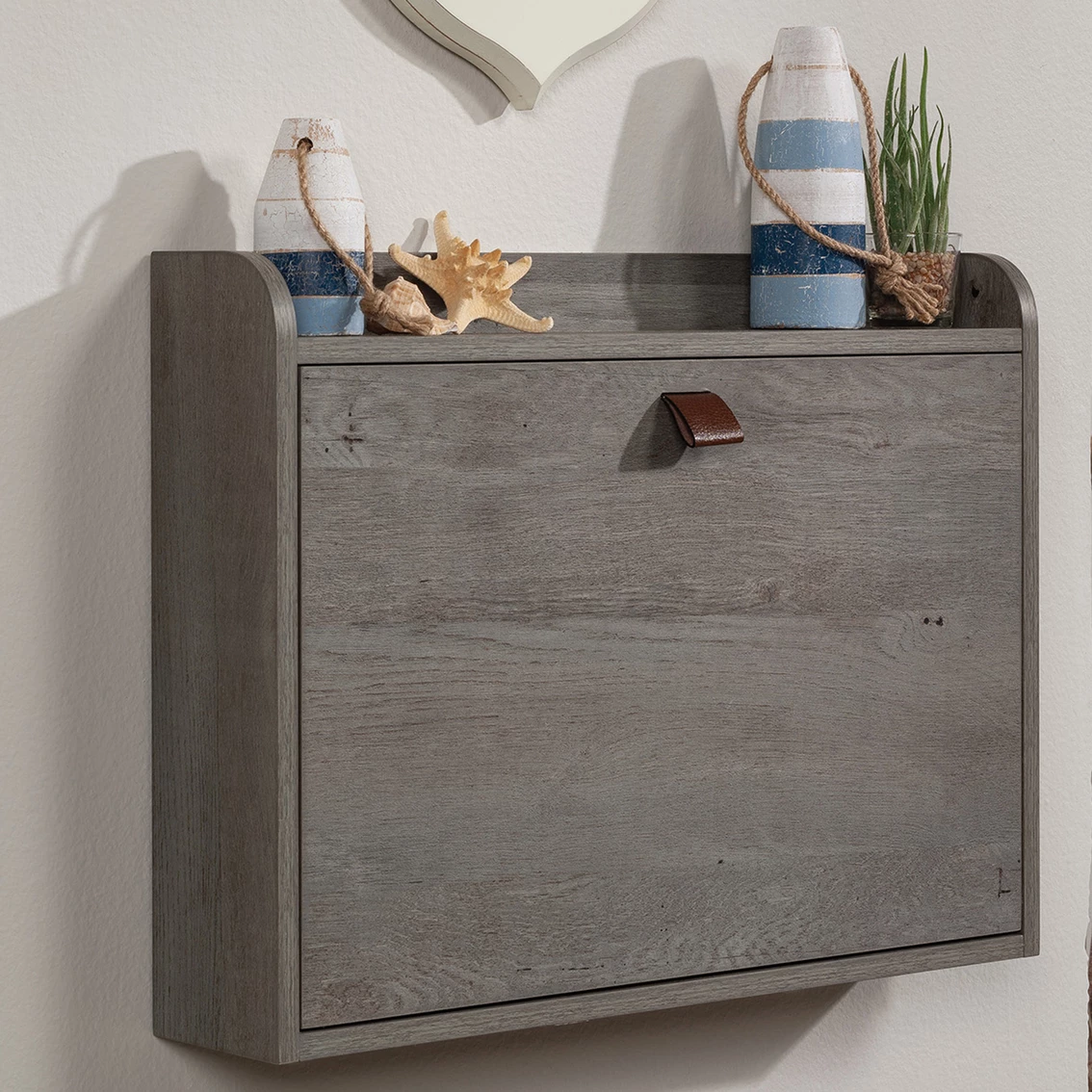 New ???? Sauder Anda Norr Wall Mounted Floating Desk ???? 1 New ???? Sauder Anda Norr Wall Mounted Floating Desk ????