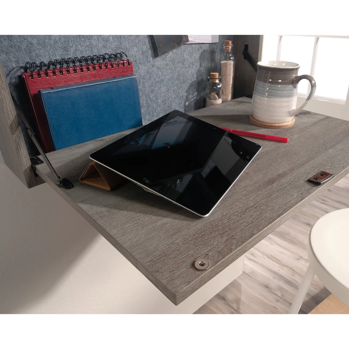 New ???? Sauder Anda Norr Wall Mounted Floating Desk ???? 6 New ???? Sauder Anda Norr Wall Mounted Floating Desk ???? - Image 6