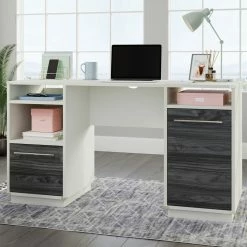 Best Pirce ✔️ Sauder Vista Key Double Ped Desk ⌛