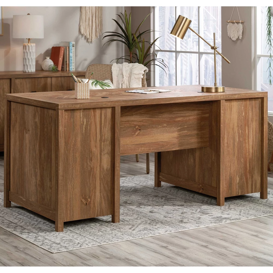 Outlet ⌛ Sauder Cannery Bridge Executive Desk ???? 2 Outlet ⌛ Sauder Cannery Bridge Executive Desk ???? - Image 2