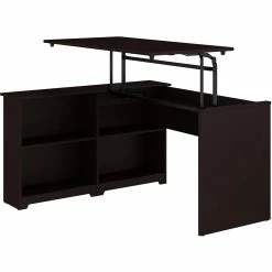 Cheapest ???? Bush Furniture Bush Cabot Sit To Stand Corner Bookshelf Desk ????