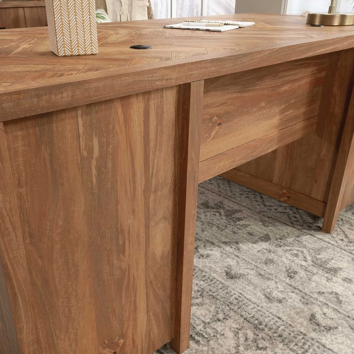 Outlet ⌛ Sauder Cannery Bridge Executive Desk ???? 4 Outlet ⌛ Sauder Cannery Bridge Executive Desk ???? - Image 4