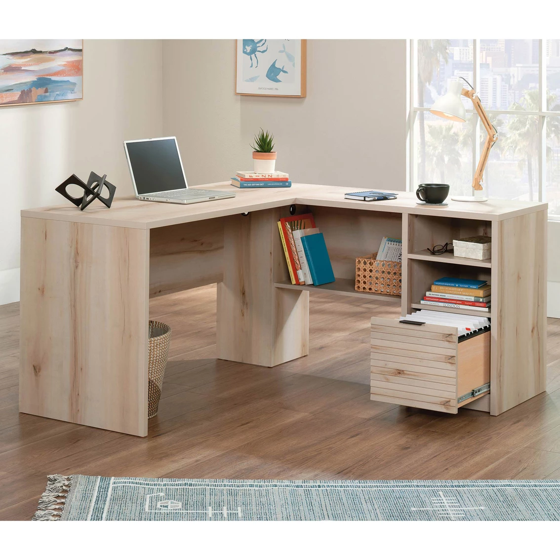 Top 10 π― Sauder Harvey Park L Shaped Home Office Desk, Pacific Maple π 2 Top 10 π― Sauder Harvey Park L Shaped Home Office Desk, Pacific Maple π - Image 2