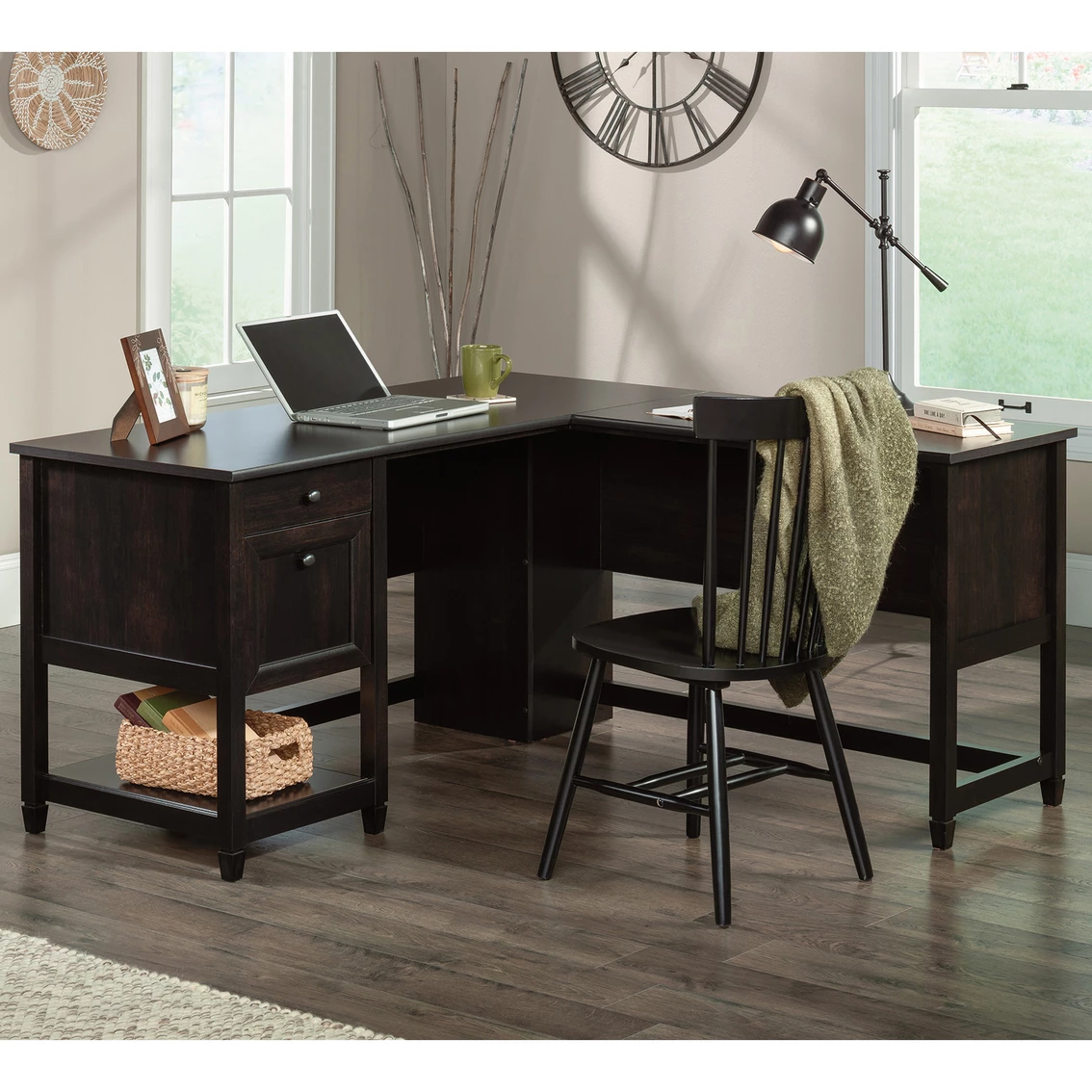 Wholesale ???? Sauder L Shaped Home Office Desk With Drawers ✔️ 1 Wholesale ???? Sauder L Shaped Home Office Desk With Drawers ✔️