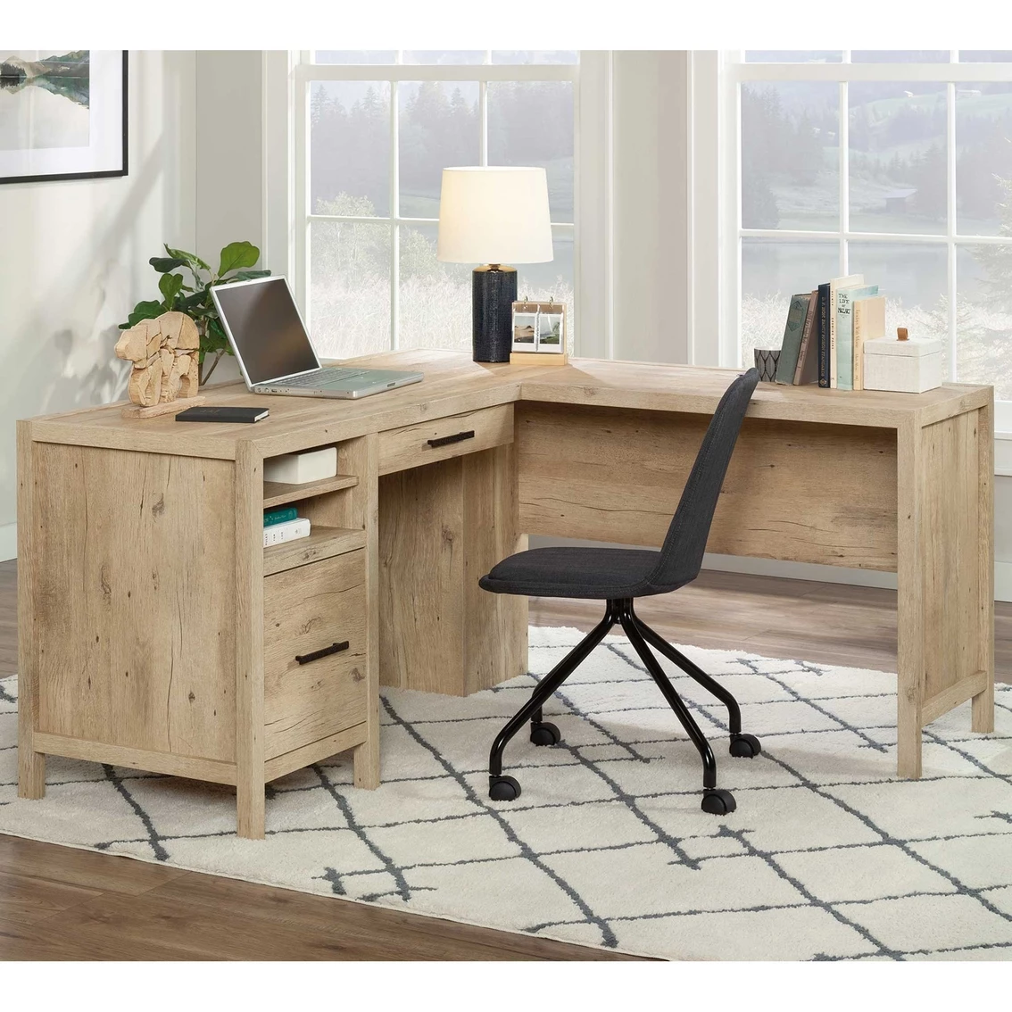 Best reviews of ???? Sauder Pacific View L-Shaped Home Office Desk ???? 1 Best reviews of ???? Sauder Pacific View L-Shaped Home Office Desk ????