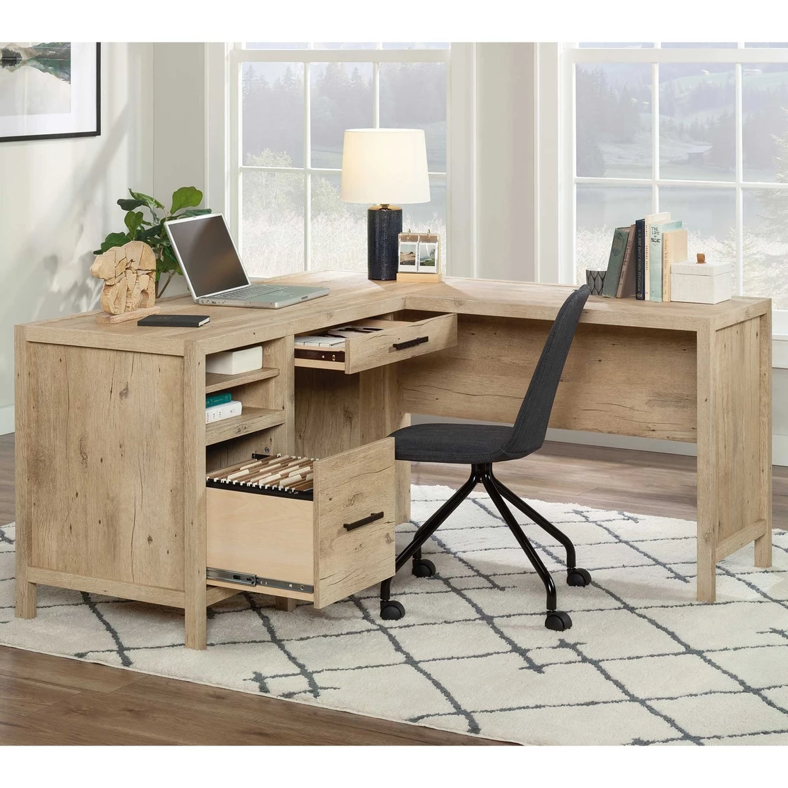 Best reviews of ???? Sauder Pacific View L-Shaped Home Office Desk ???? 2 Best reviews of ???? Sauder Pacific View L-Shaped Home Office Desk ???? - Image 2