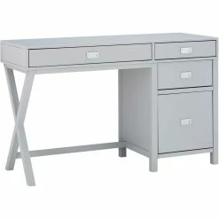 Budget ⌛ Linon Peggy Side Storage Desk 🎉