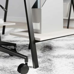 Hot Sale 💯 Signature Design By Ashley RTA Bayflynn Home Office Desk 🎉 -Fellowes shop unnamed file 2248