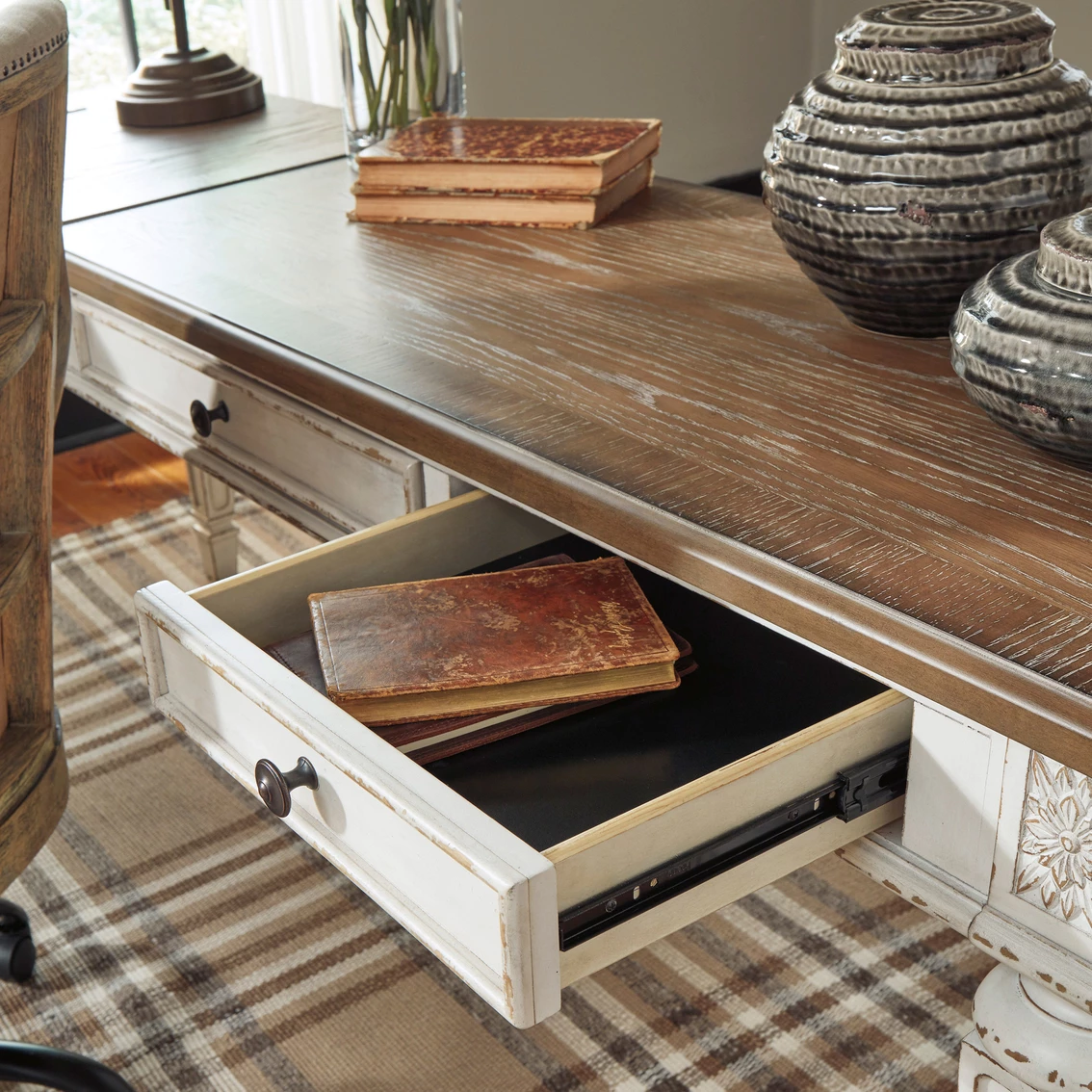 Buy ???? Signature Design By Ashley Realyn Home Office Lift Top Desk ???? 5 Buy ???? Signature Design By Ashley Realyn Home Office Lift Top Desk ???? - Image 5