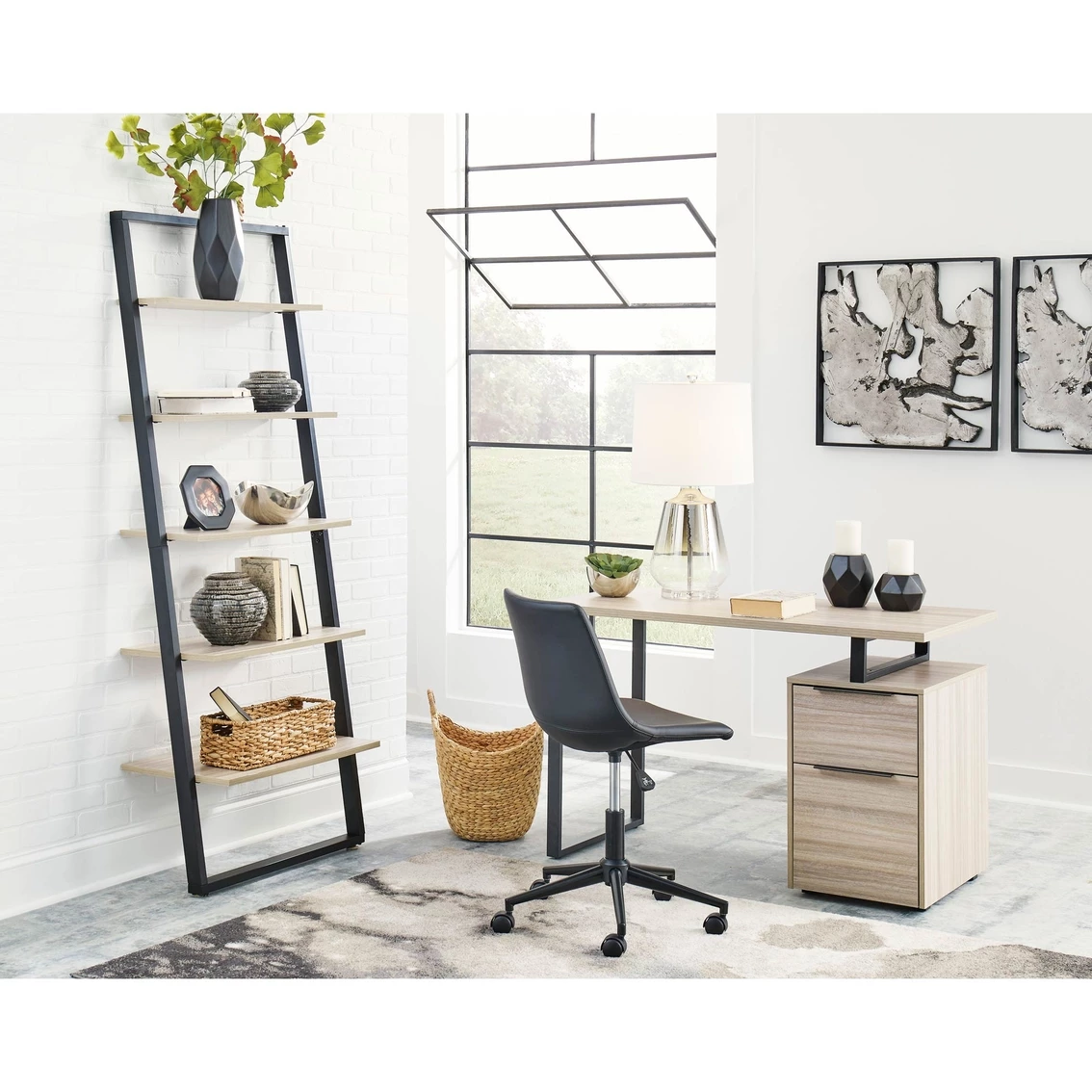 Deals ???? Signature Design By Ashley Waylowe Desk/Drawers, Bookcase, Chair 3 Pc. Office Set ???? 1 Deals ???? Signature Design By Ashley Waylowe Desk/Drawers, Bookcase, Chair 3 Pc. Office Set ????
