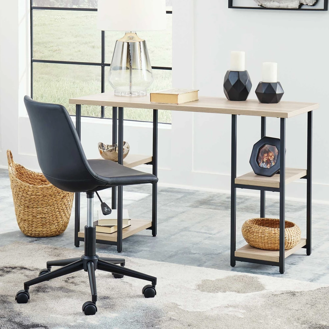 Budget ???? Signature Design By Ashley Waylowe 2 Pc. Office Set ???? 1 Budget ???? Signature Design By Ashley Waylowe 2 Pc. Office Set ????