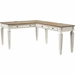 Discount ???? Signature Design By Ashley Realyn Desk With Return ????