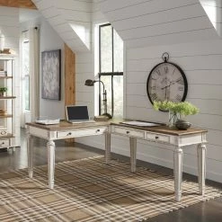 Alternative view of Discount ???? Signature Design By Ashley Realyn Desk With Return ????