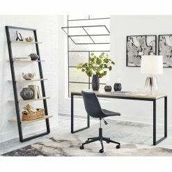 Flash Sale 😍 Signature Design By Ashley Waylowe 63 In. Home Office Desk 😉 -Fellowes shop unnamed file 2333