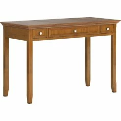 Best deal 🥰 Simpli Home Acadian Solid Wood Desk 😉