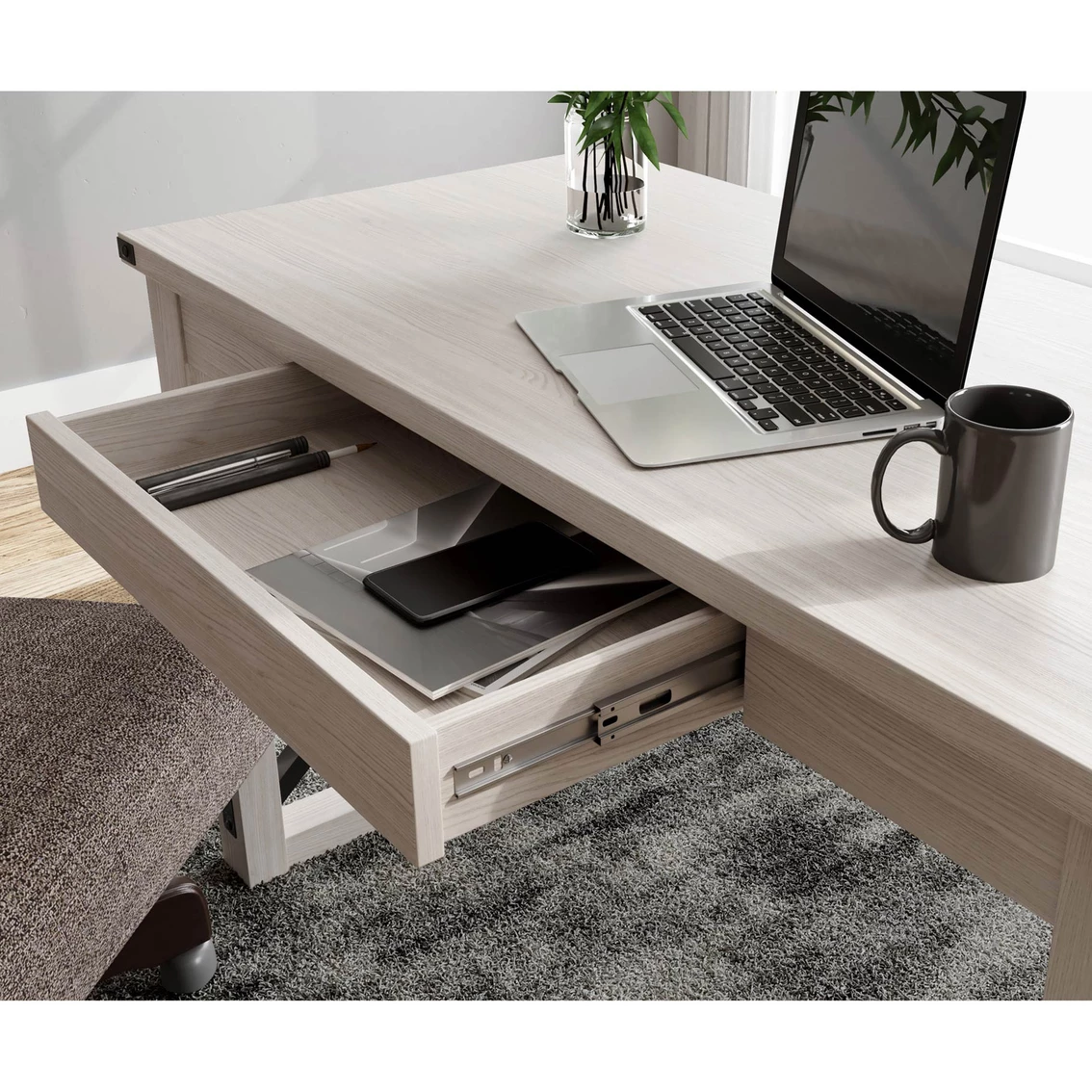 Budget ???? Signature Design By Ashley Bayflynn Home Office Desk ???? 5 Budget ???? Signature Design By Ashley Bayflynn Home Office Desk ???? - Image 5