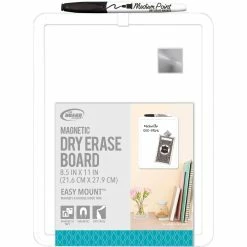 Best Sale ⌛ Mega Brands The Board Dudes Magnetic Dry Erase Plastic Framed Board 8.5 X 11 🎉