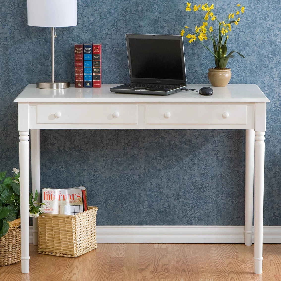 Promo ???? SEI 2 Drawer Writing Desk ???? 1 Promo ???? SEI 2 Drawer Writing Desk ????