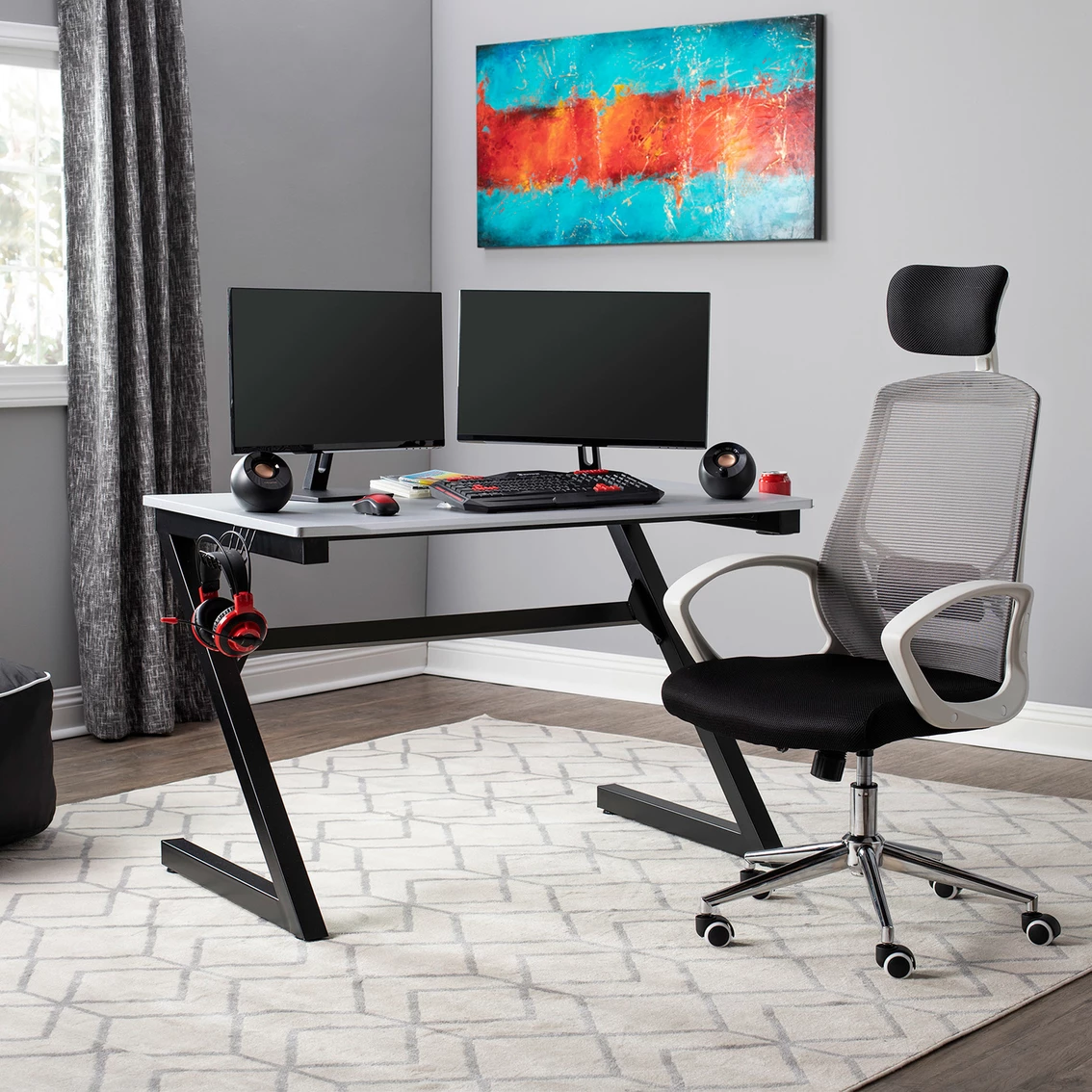 Outlet ✨ Calico Designs Zone PC Gamer Computer Desk ???? 10 Outlet ✨ Calico Designs Zone PC Gamer Computer Desk ???? - Image 10