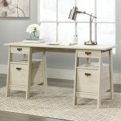 Hot Sale 👏 Sauder Trestle Executive Desk ⌛ -Fellowes shop unnamed file 361