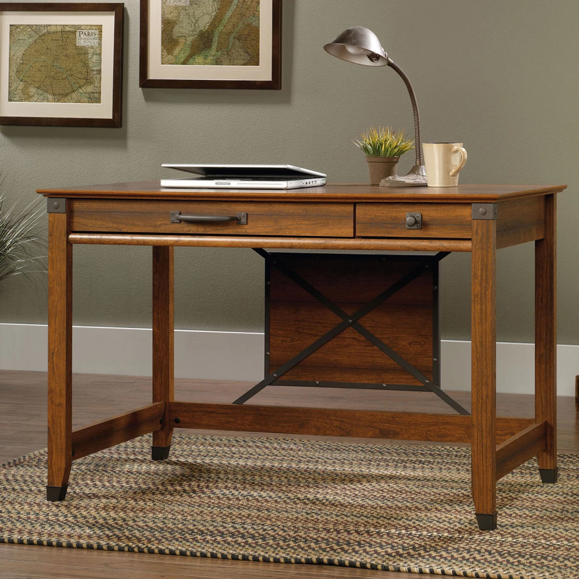 New βοΈ Sauder Carson Forge Writing Desk π 1 New βοΈ Sauder Carson Forge Writing Desk π