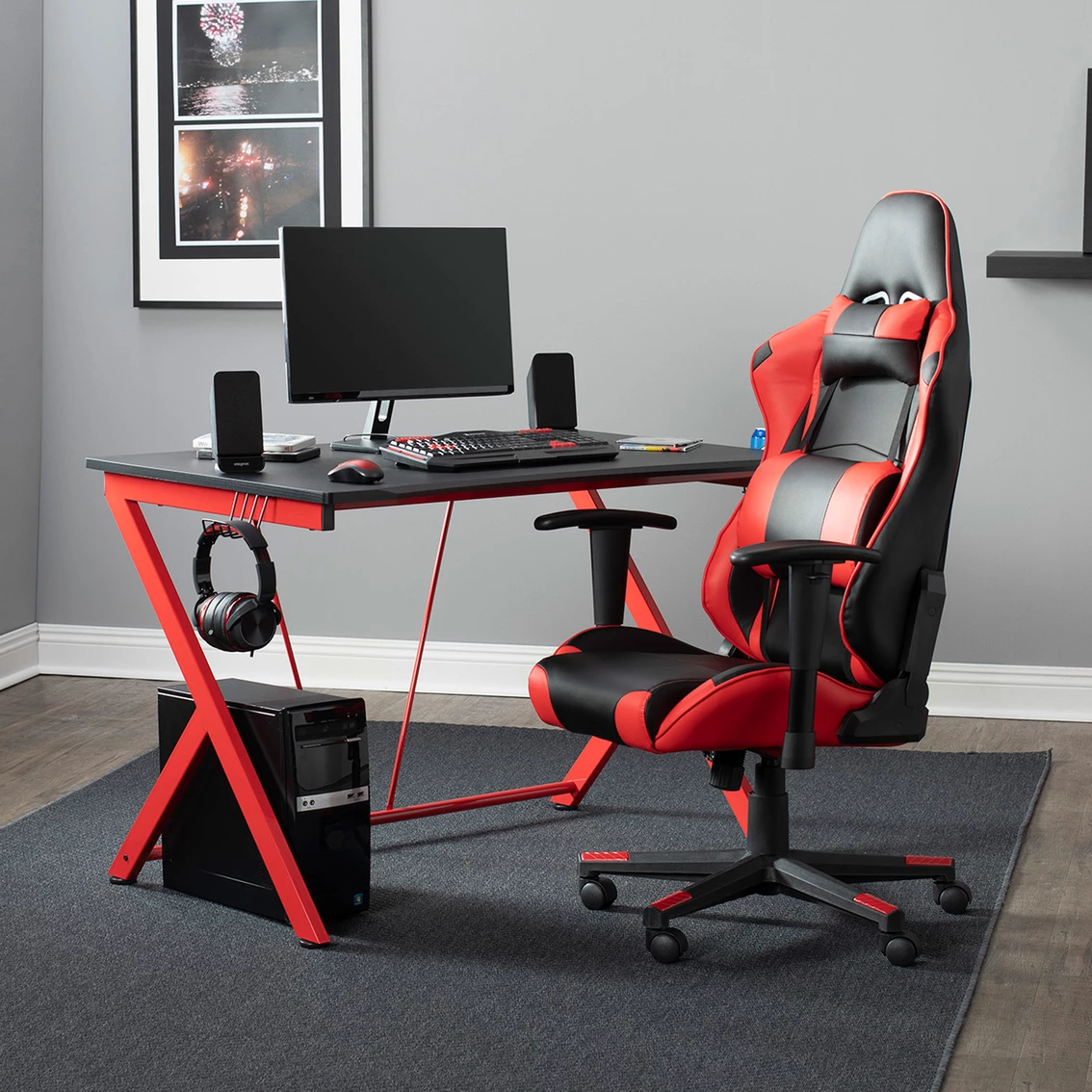 Discount ⌛ Calico Designs Quest PC Gamer Desk ✔️ 10 Discount ⌛ Calico Designs Quest PC Gamer Desk ✔️ - Image 10